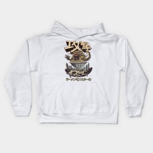 Attack Of The Ramen Noodle Monster Kids Hoodie